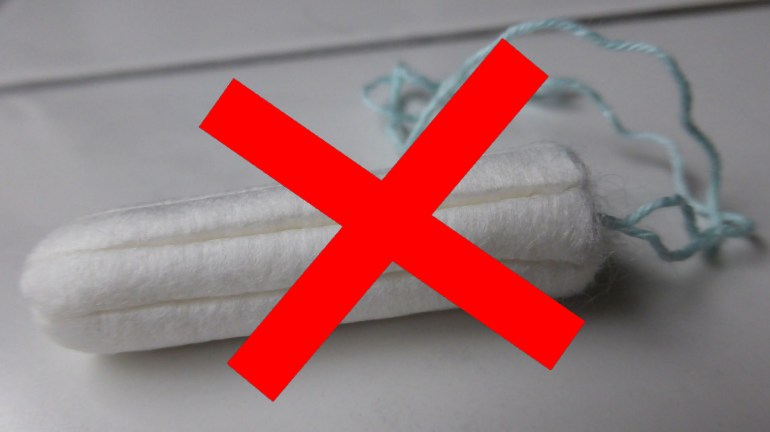 no tampon
